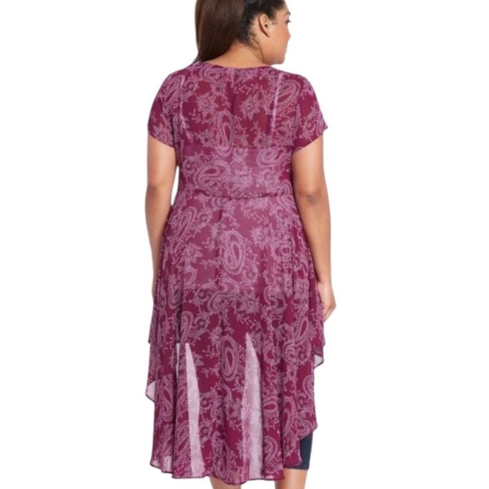 Paisley high low top